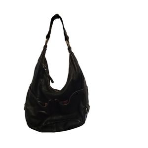 Tignanello black hobo shoulder bag